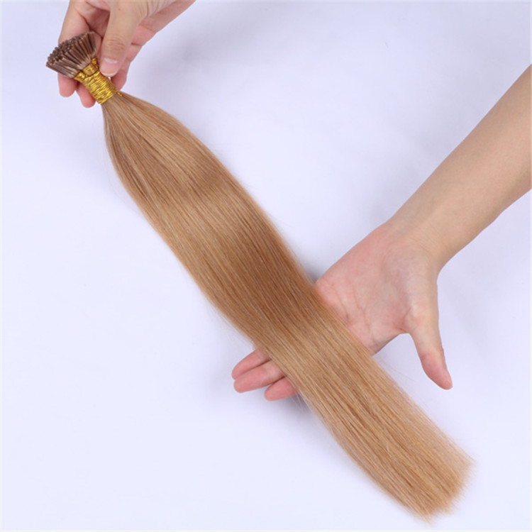 china wholesale i tip human hair extension factory QM046